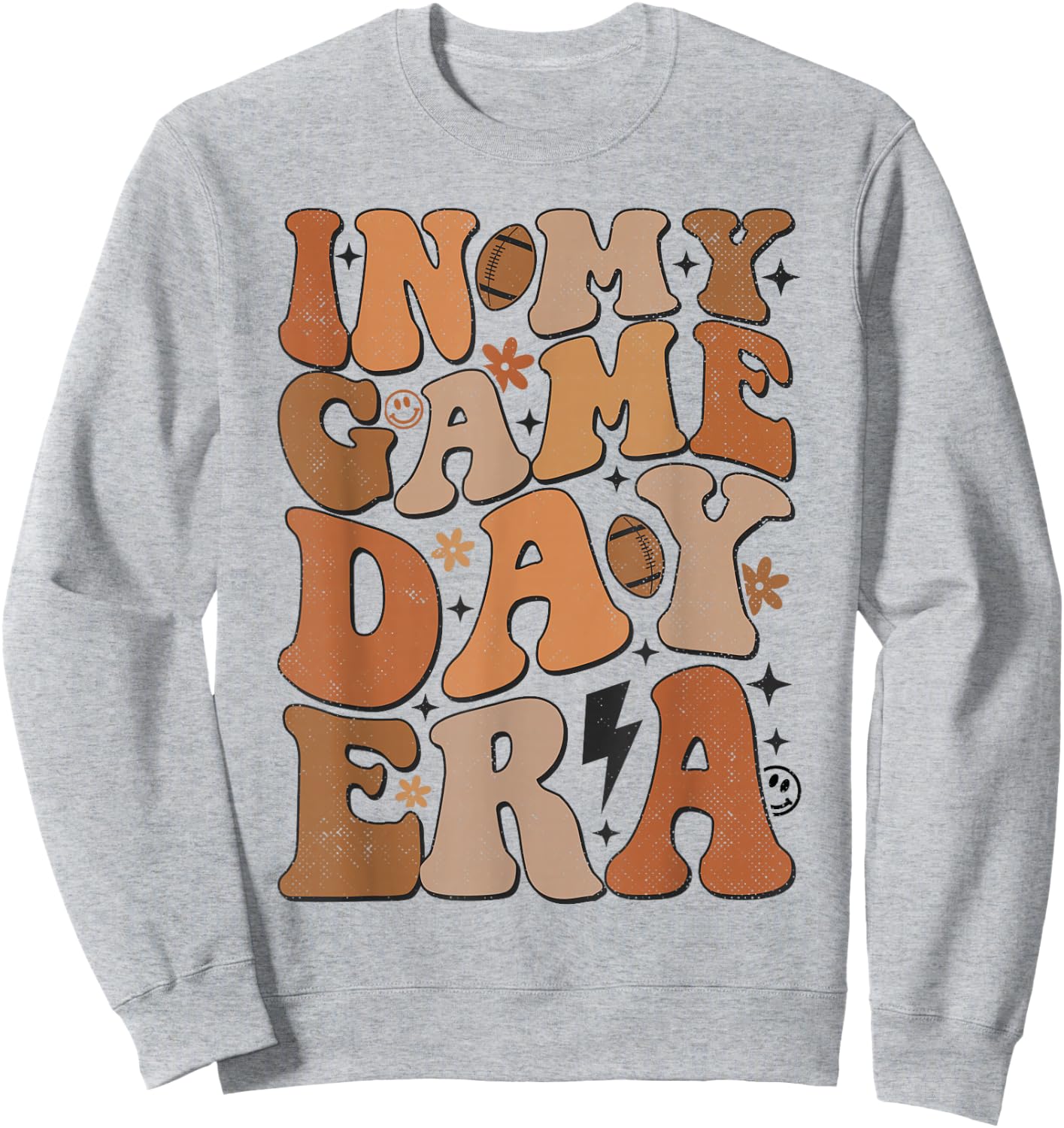 In My Game Day Era Football Game Day Vibes For Boy Girl Kids Sweatshirt - Sweatshirt | Ash