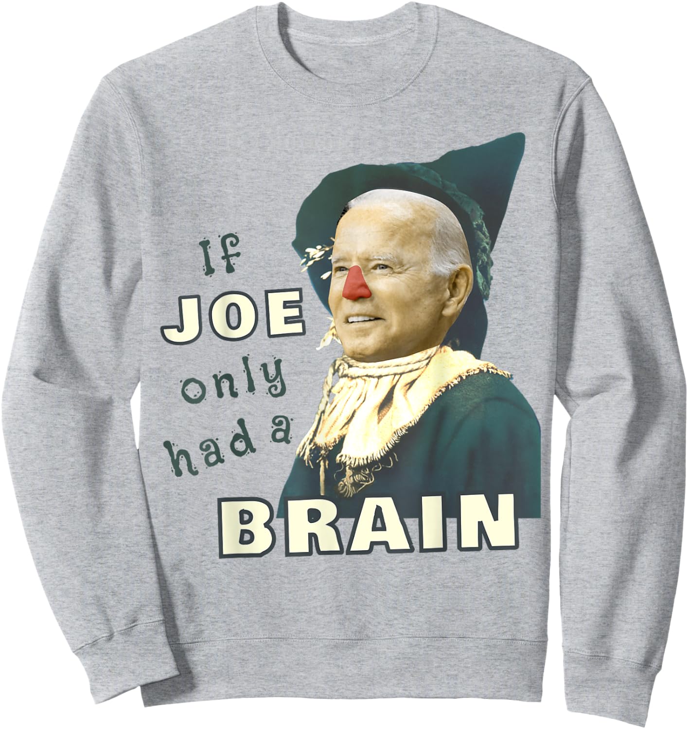 Scarecrow - If I only had a brain Sweatshirt - Sweatshirt | Ash