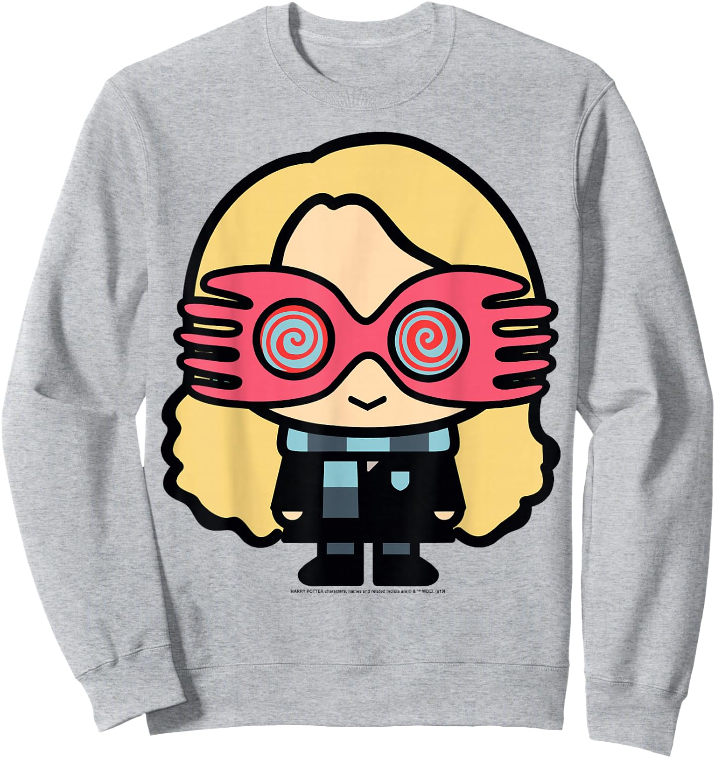 Harry Potter Luna Lovegood Cute Cartoon Style Portrait Sweatshirt - Sweatshirt | Ash