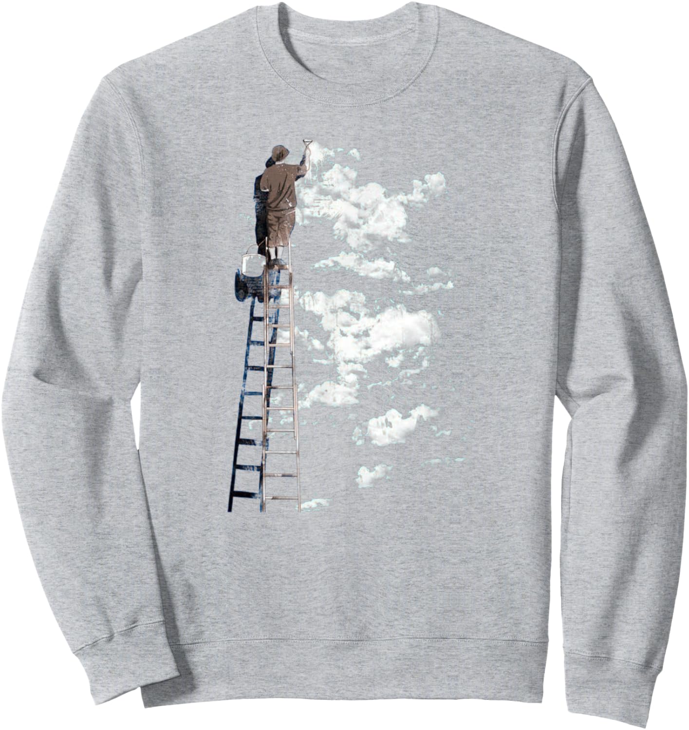 Painting Clouds Sweatshirt - Sweatshirt | Ash