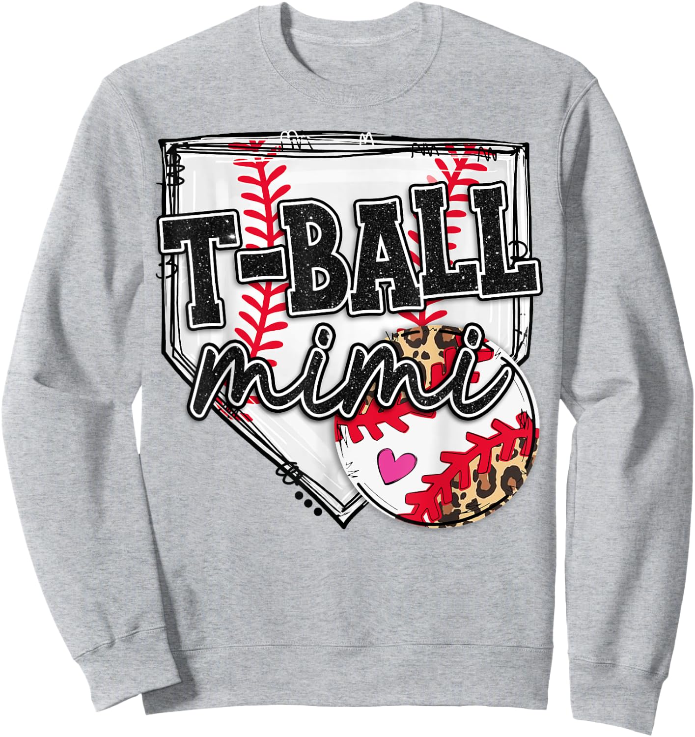 Vintage T-Ball Mimi Proud -Ball Mimi Sweatshirt - Sweatshirt | Ash