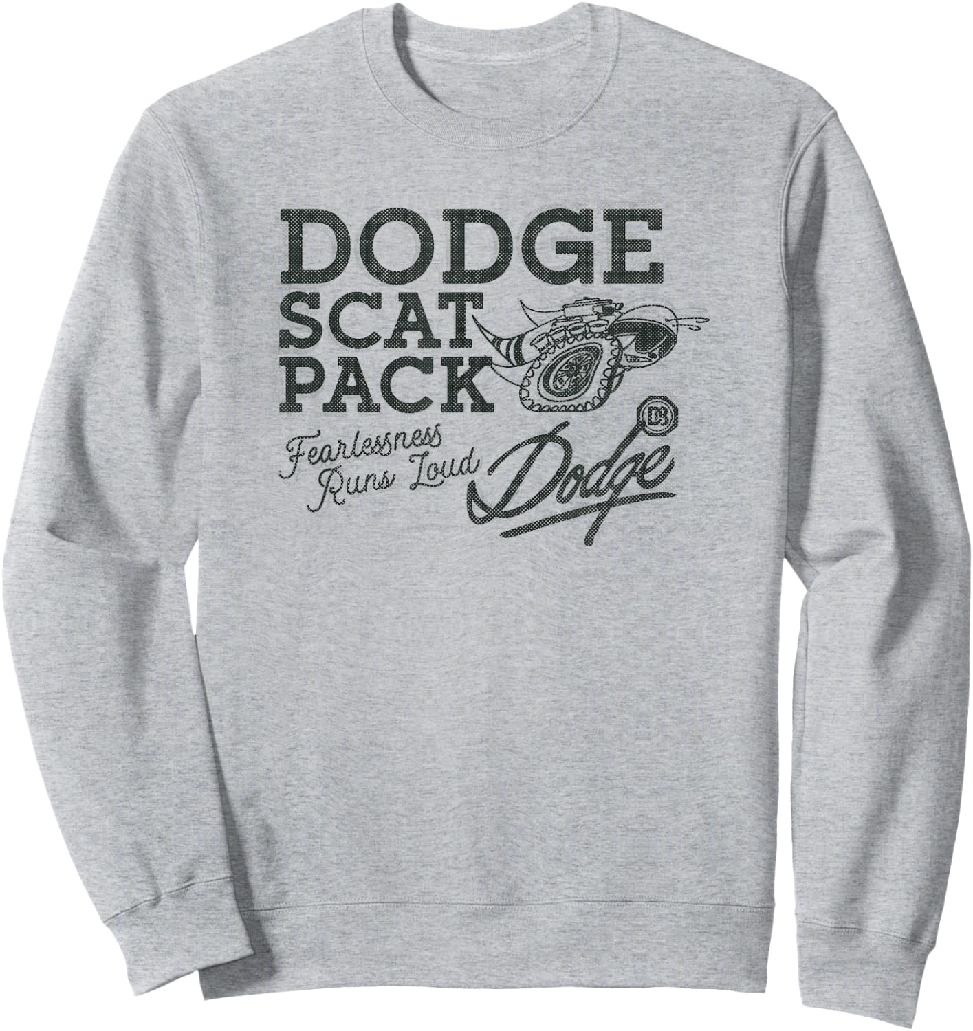 Dodge Retro Scat Pack Sweatshirt - Sweatshirt | Ash