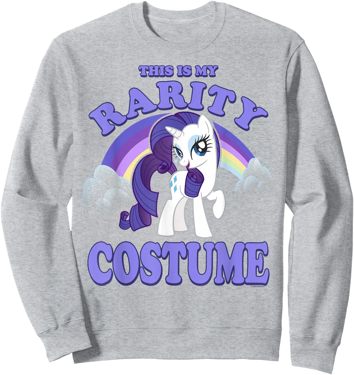My Little Pony: Friendship Is Magic Rarity Halloween Costume Sweatshirt - Sweatshirt | Ash