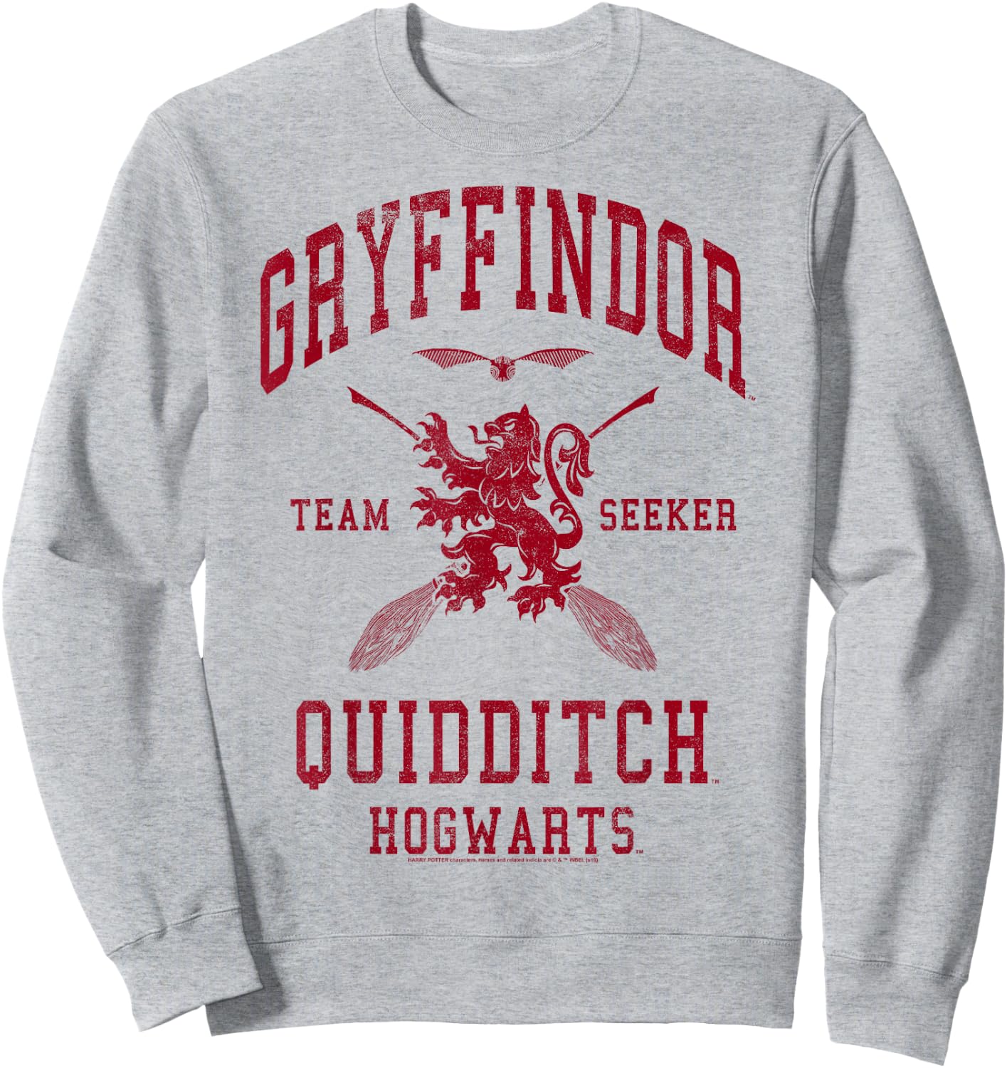Harry Potter Gryffindor Quidditch Team Seeker Sweatshirt - Sweatshirt | Ash
