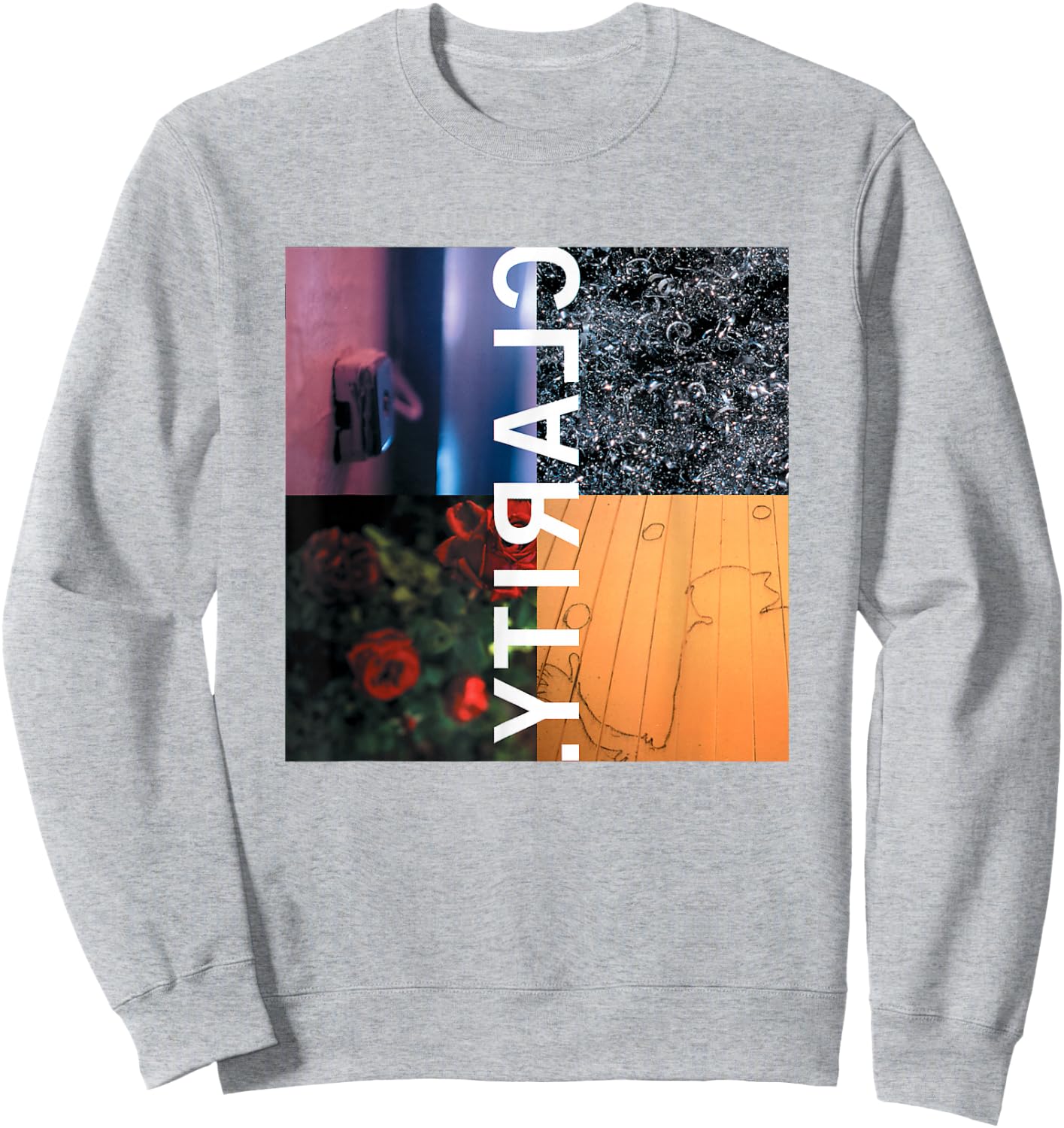 Jimmy Eat World - Official Merchandise - Clarity Sweatshirt - Sweatshirt | Ash