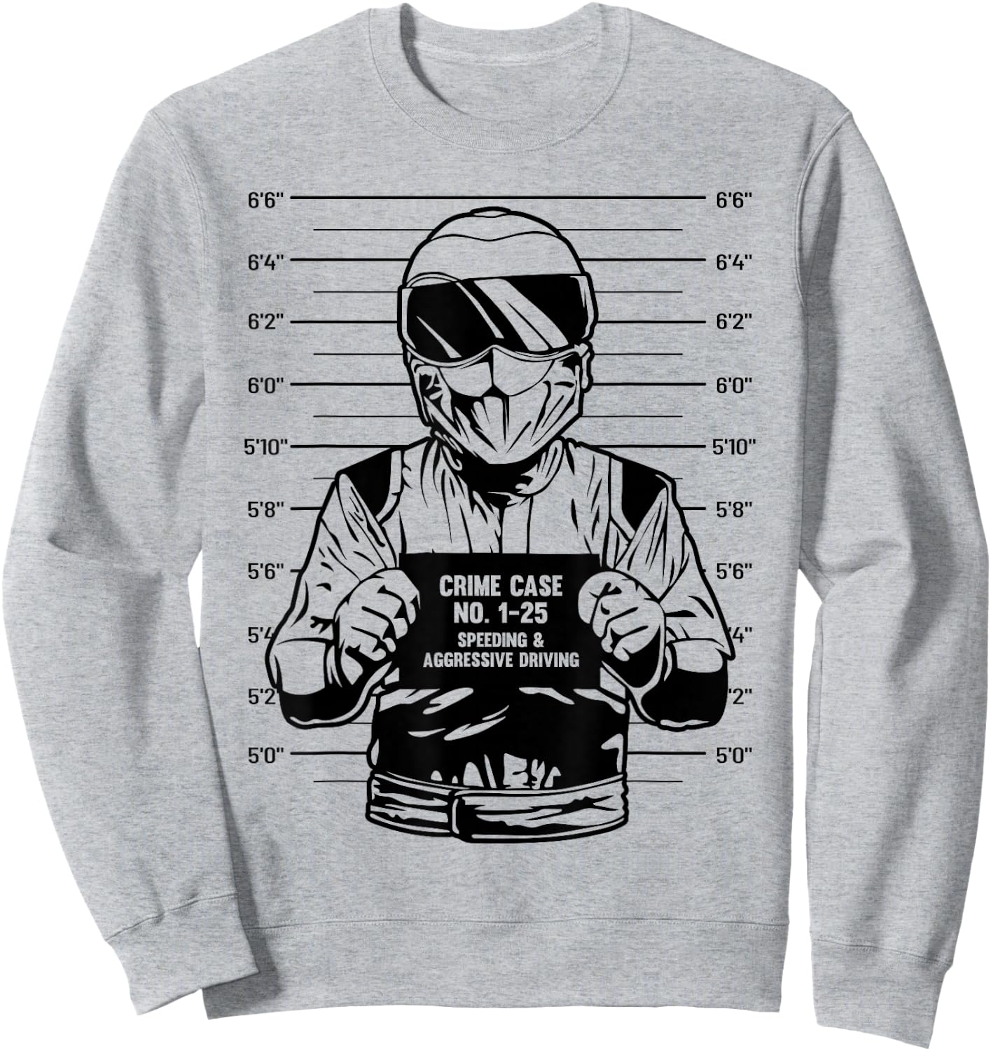 Funny Biker Motorcyclist Motorbike Motorcycling Bike Sweatshirt - Sweatshirt | Ash