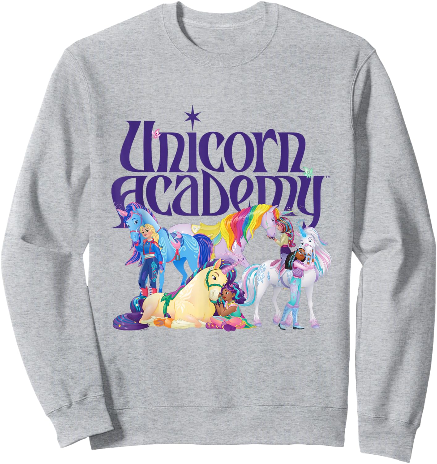 Riders and Unicorns Sweatshirt - Sweatshirt | Ash
