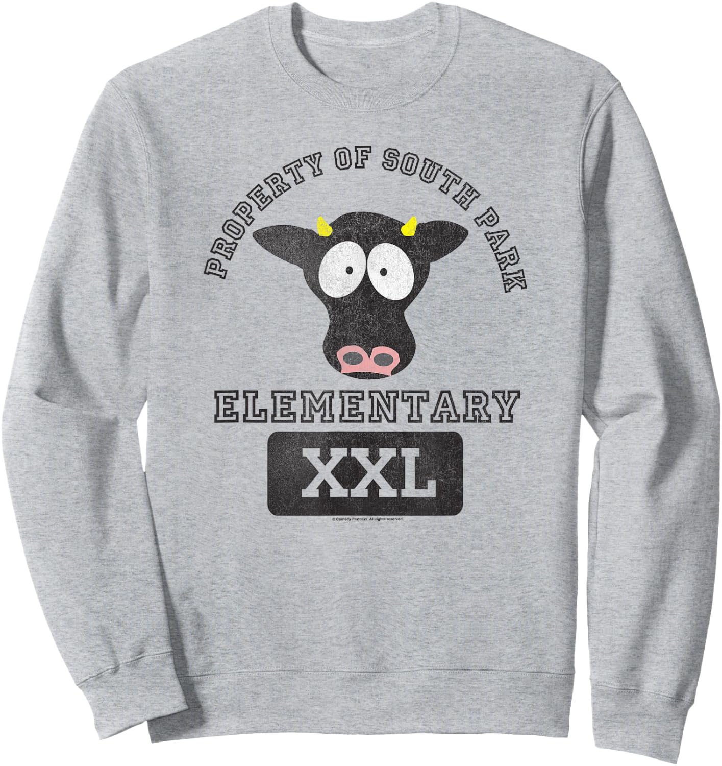 South Park South Park Elementary Cows Sweatshirt - Sweatshirt | Ash