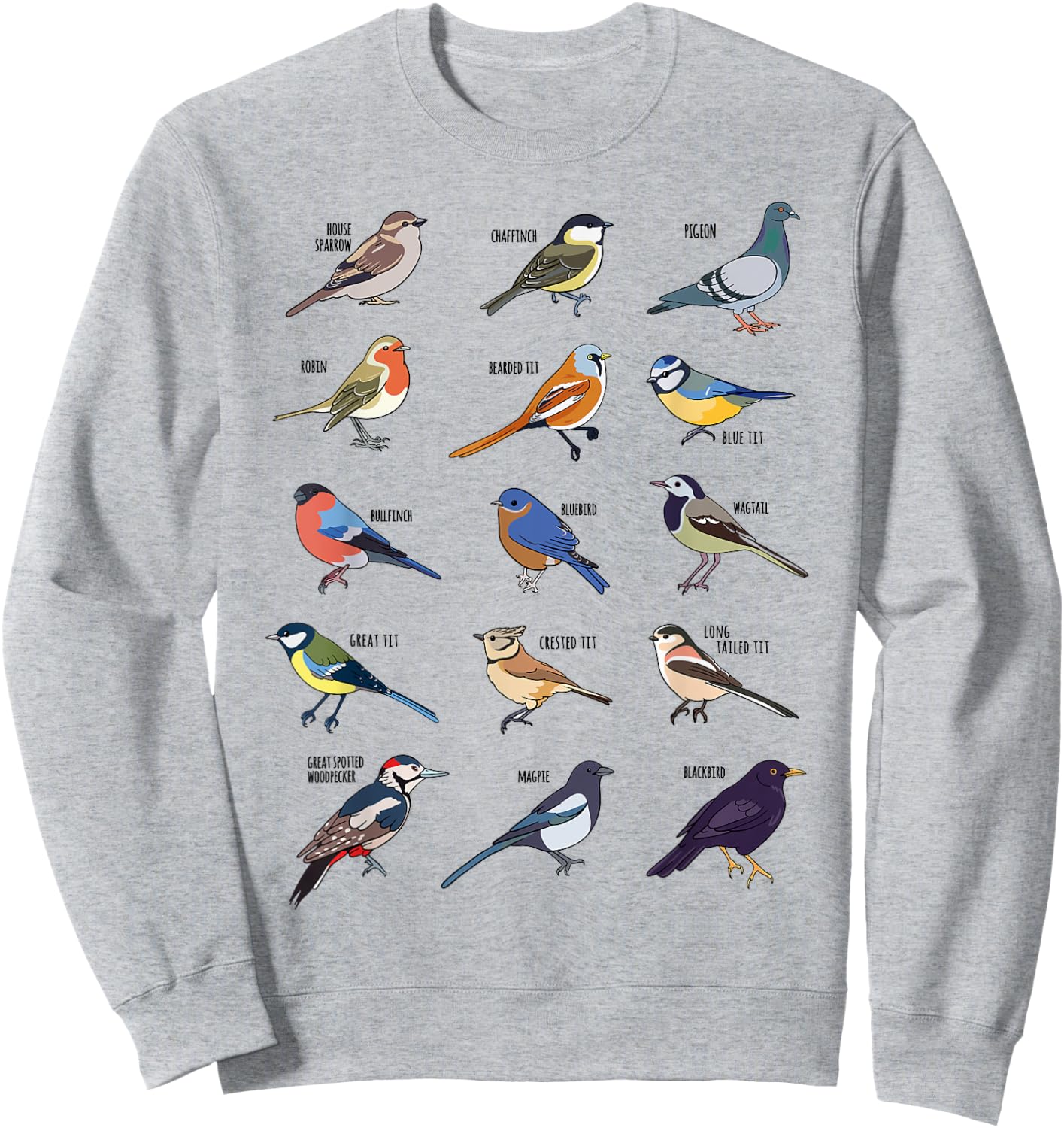 Ornithology Birds Birdwatching Birding Gift & Women Sweatshirt - Sweatshirt | Ash