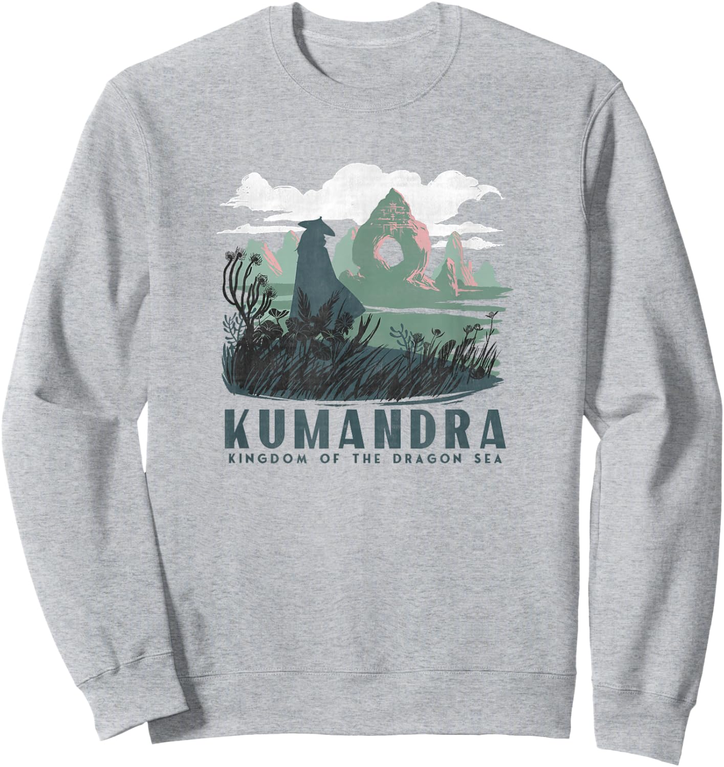 Disney Raya And The Last Dragon Kumandra Kingdom Sweatshirt - Sweatshirt | Ash
