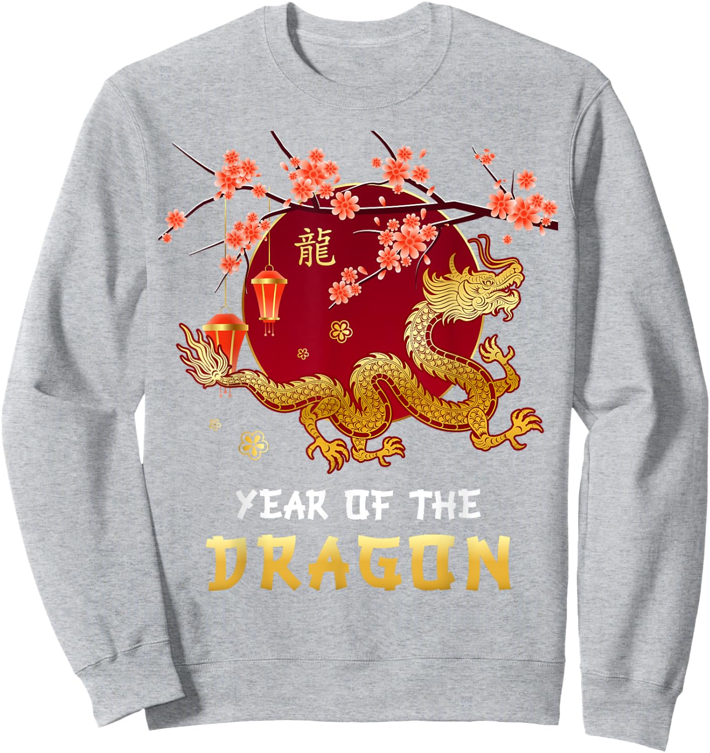 Year Of The Dragon Lunar New Year 2024 Sweatshirt - Sweatshirt | Ash