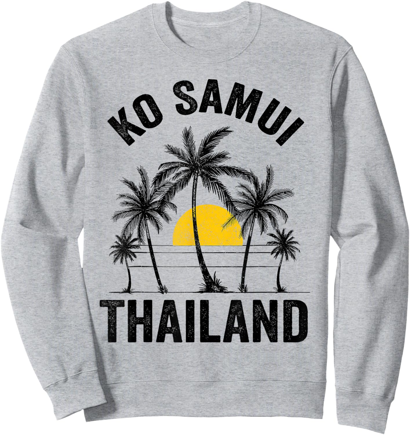 Ko Samui Beach Souvenir T Shirt Thailand 2021 Vacation Sweatshirt - Sweatshirt | Ash