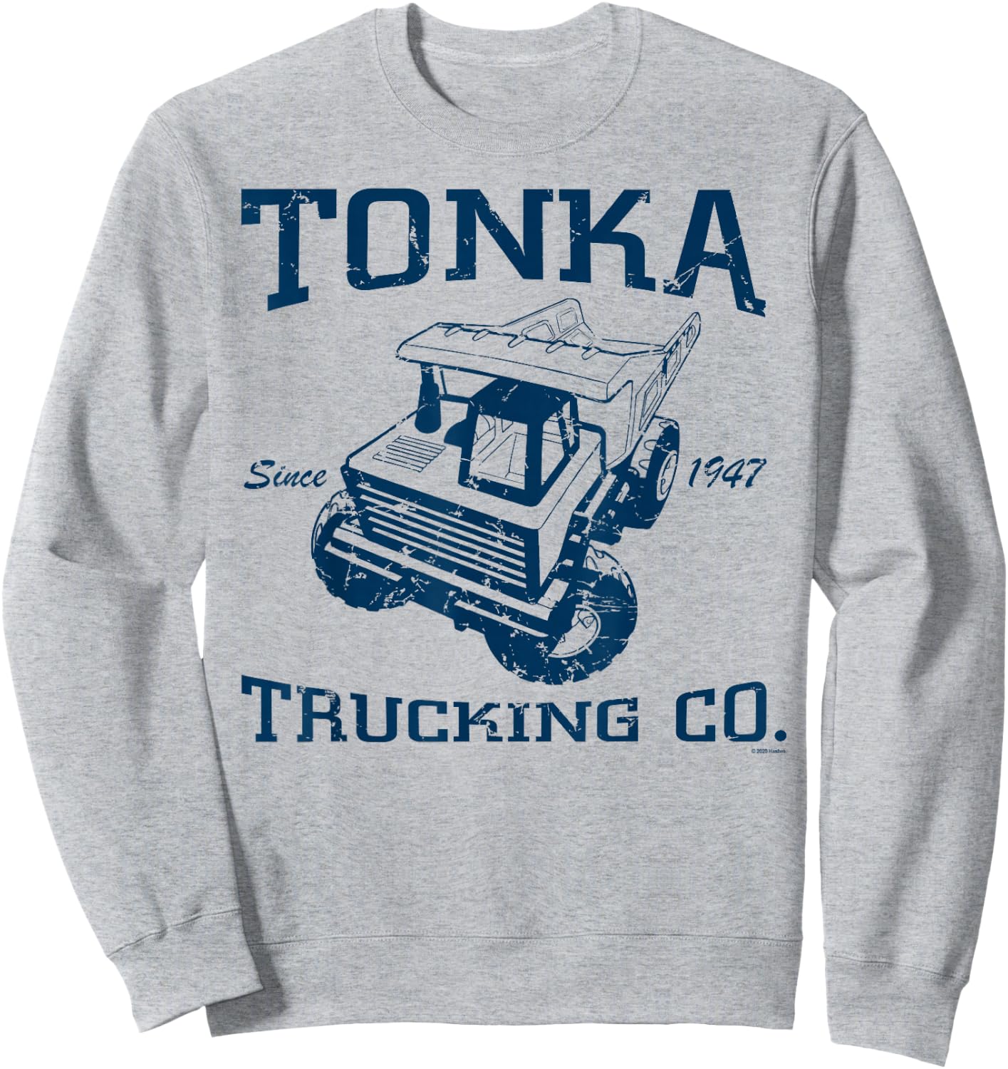 Tonka Trucking Co. Since 1947 Vintage Trucker Logo Sweatshirt - Sweatshirt | Ash