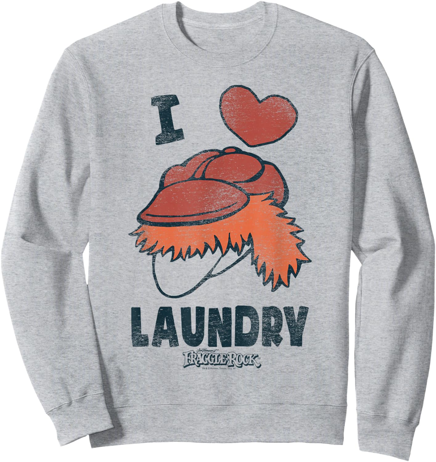 Fraggle Rock Laundry Lover Sweatshirt - Sweatshirt | Ash