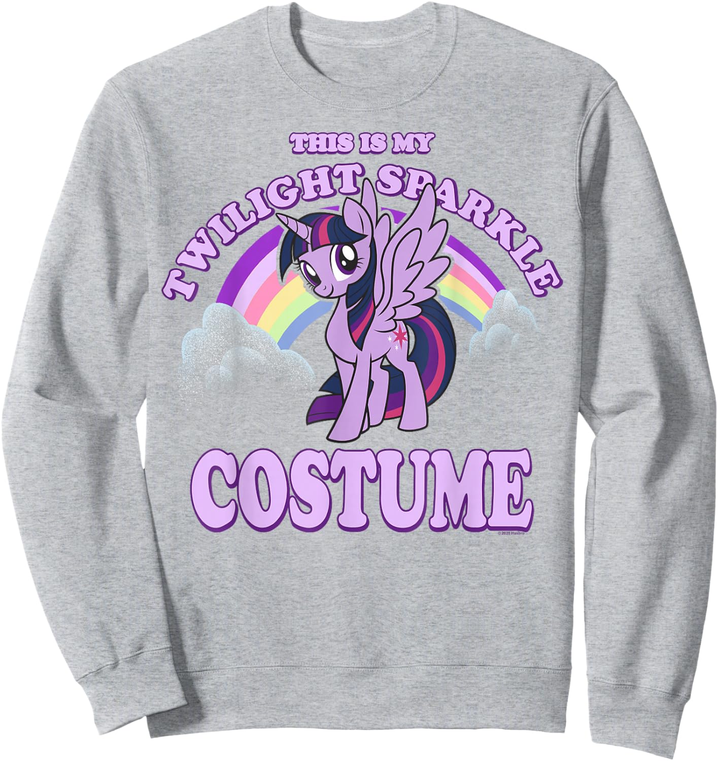 My Little Pony This Is My Twilight Sparkle Halloween Costume Sweatshirt - Sweatshirt | Ash