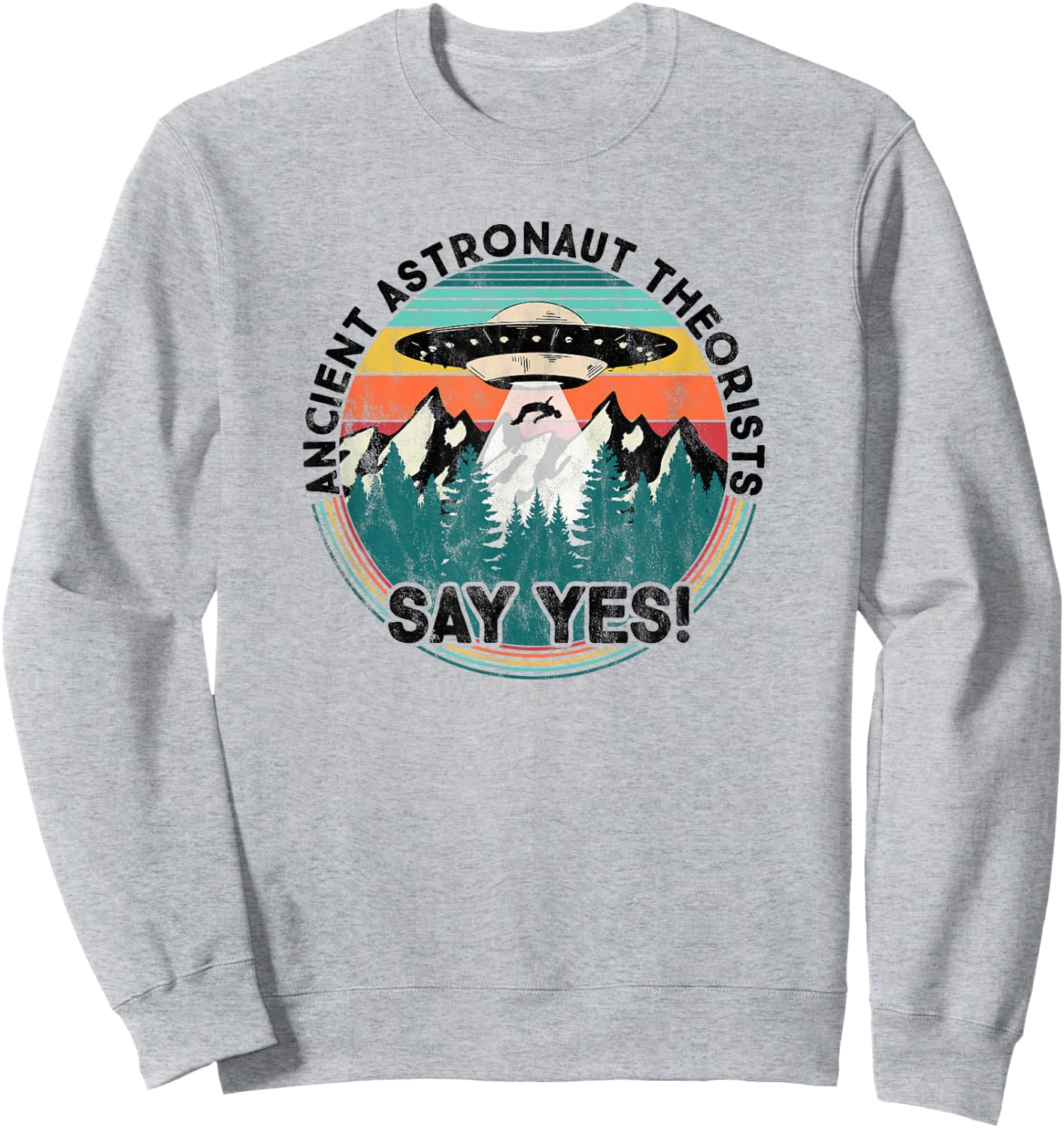 Ancient Astronaut Theorists Say Yes - Aliens Sweatshirt - Sweatshirt | Ash