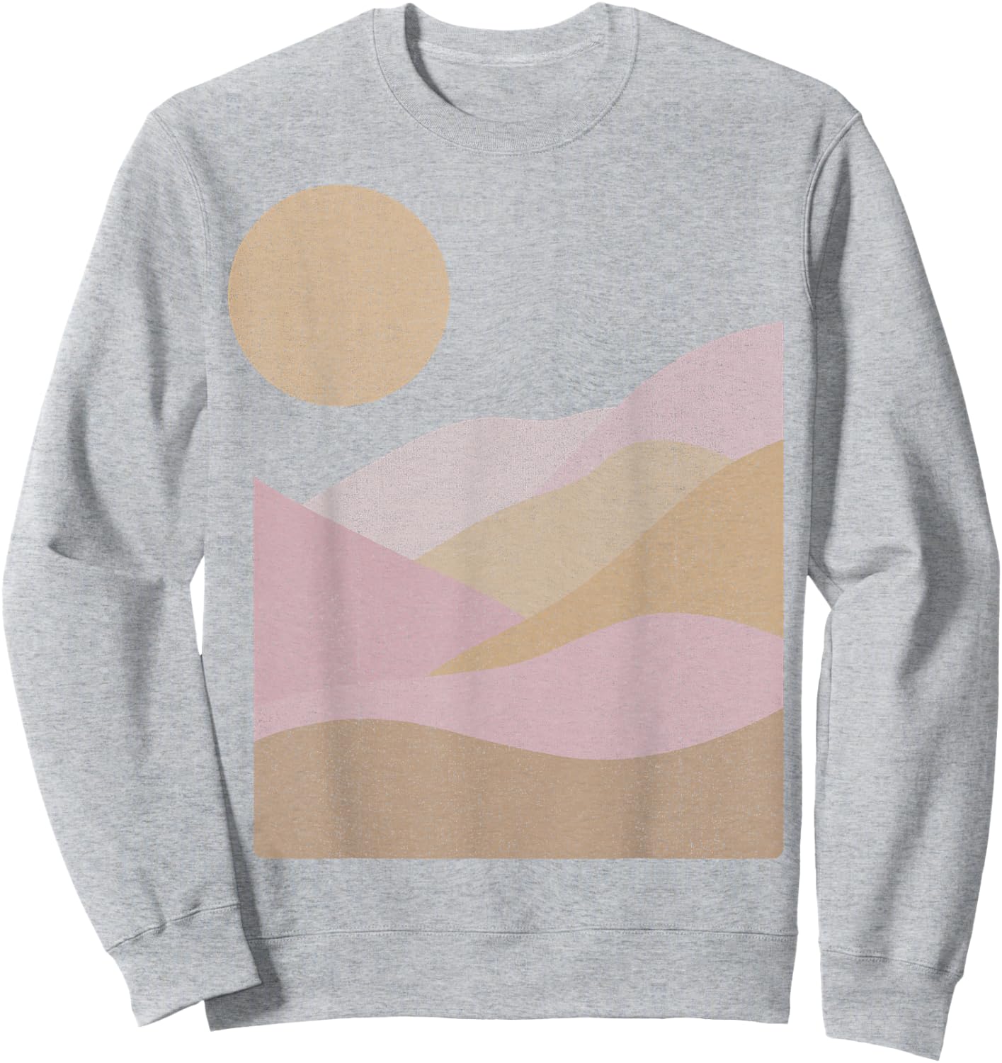 Trendy Minimal Hills Sweatshirt - Sweatshirt | Ash