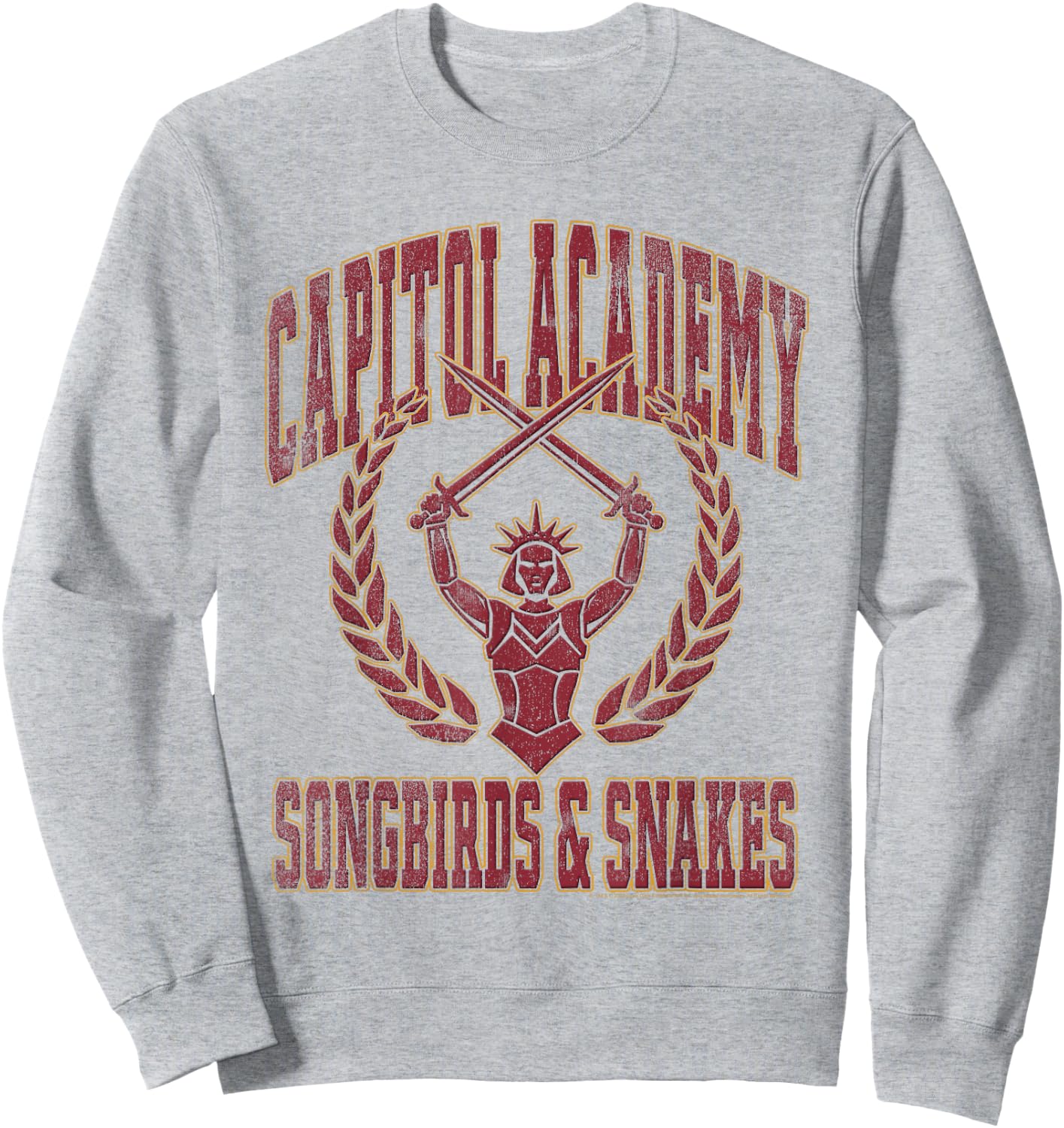 The Ballad of Songbirds and Snakes Capital Academy Crest Sweatshirt - Sweatshirt | Ash