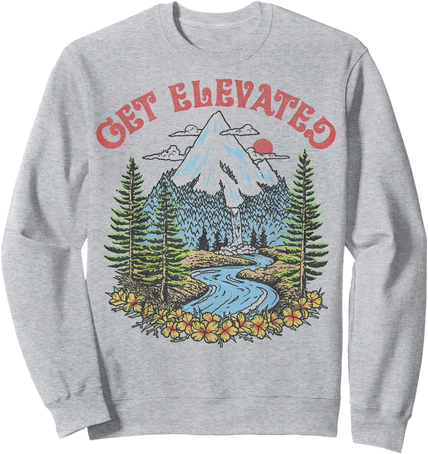 Trendy Get Elevated Sweatshirt - Sweatshirt | Ash