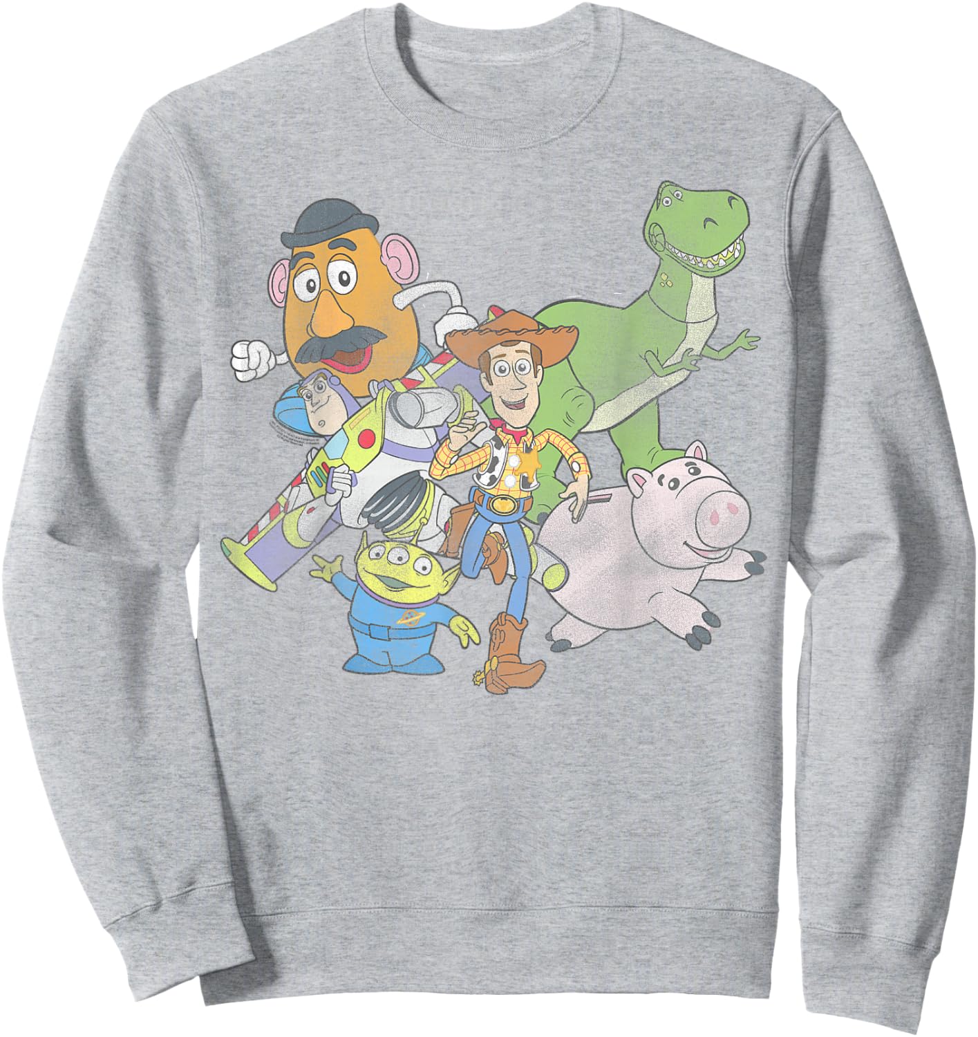Disney Pixar toy Story Classic Group Shot Sweatshirt - Sweatshirt | Ash