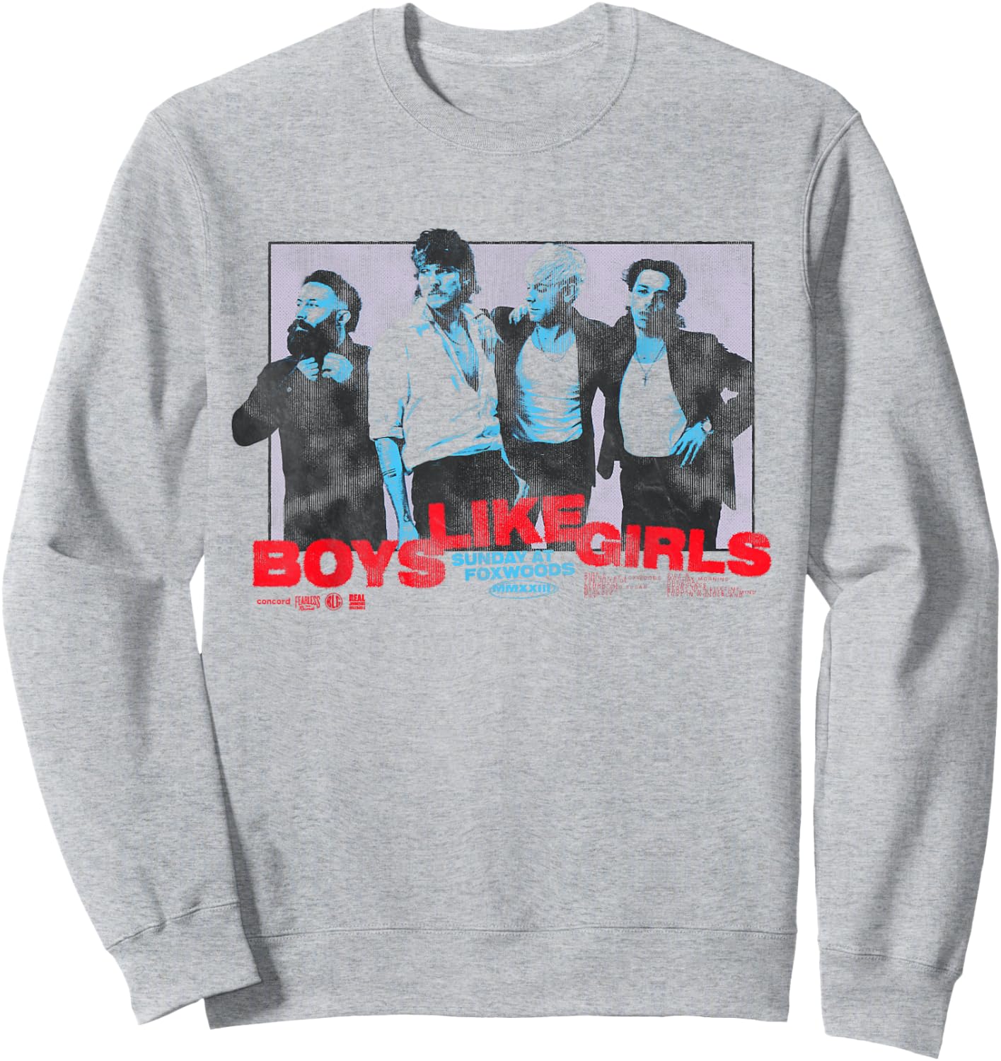 BOYS LIKE GIRLS - Photo Logos Sweatshirt - Sweatshirt | Ash