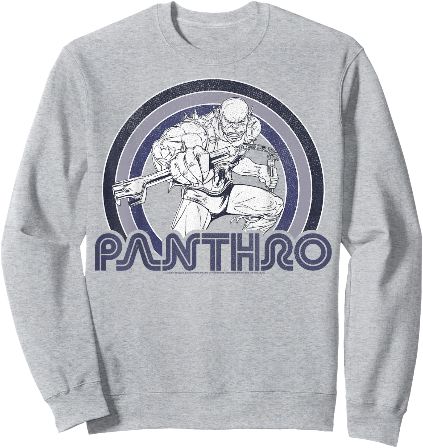 Thundercats Panthro Retro Rainbow Sweatshirt - Sweatshirt | Ash
