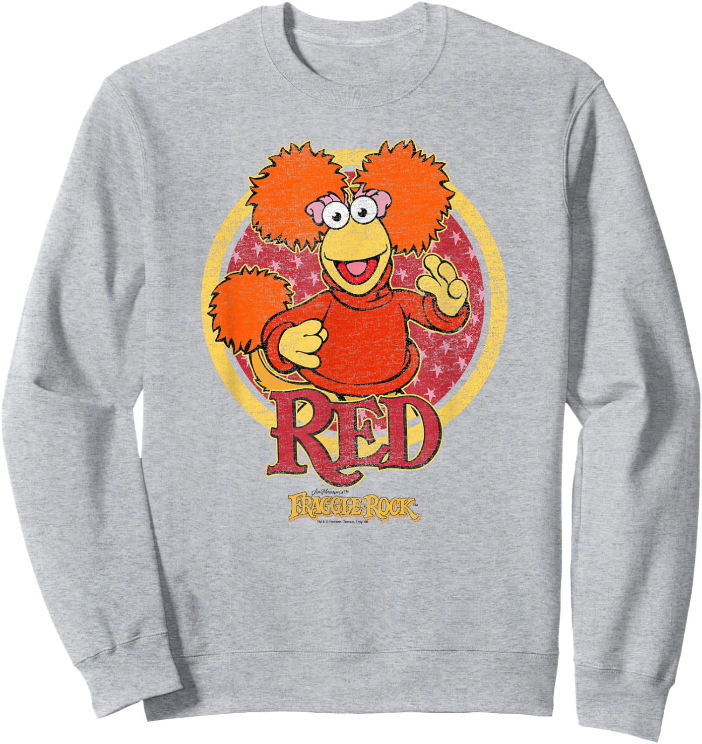 Fraggle Rock Red Circle Sweatshirt - Sweatshirt | Ash