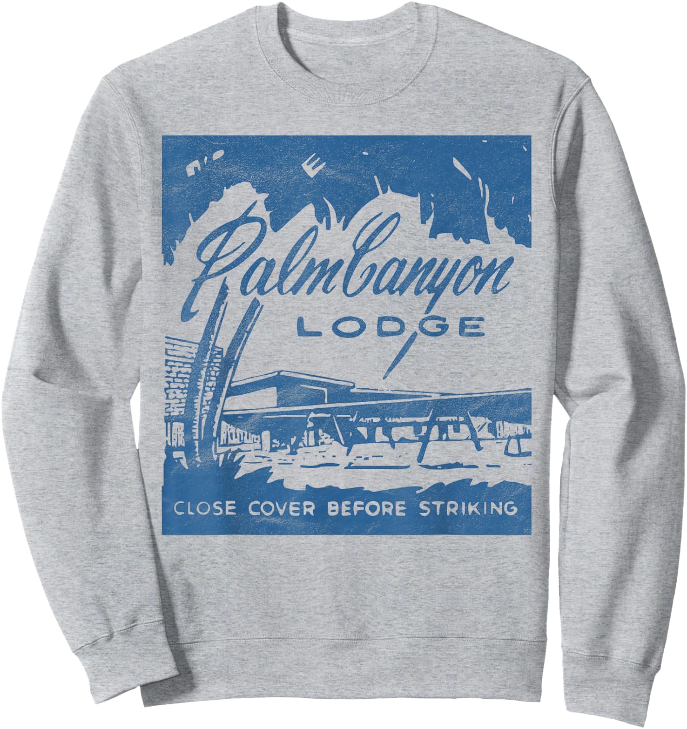 Vintage Hotel 60s Retro Style / Matchbook Art Sweatshirt - Sweatshirt | Ash