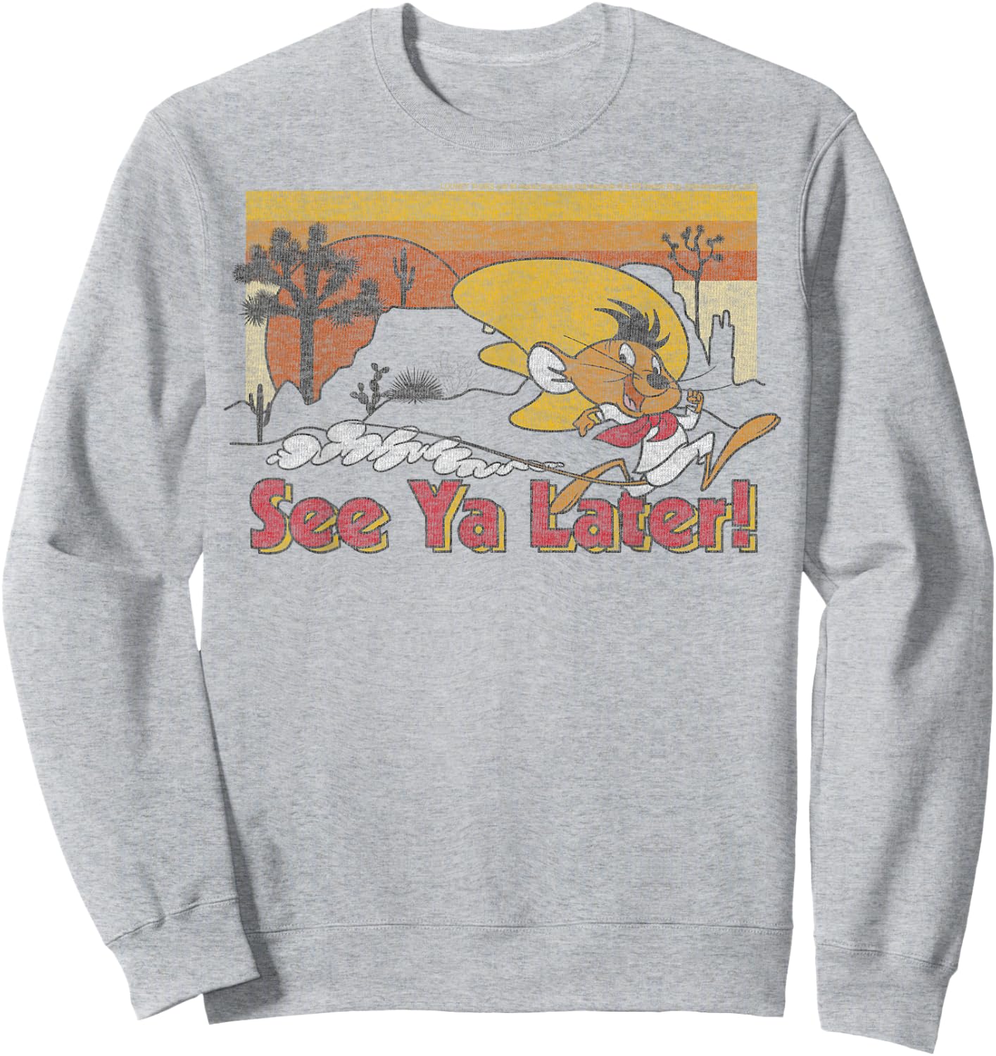 Looney Tunes Speedy Gonzales See Ya Later Sweatshirt - Sweatshirt | Ash