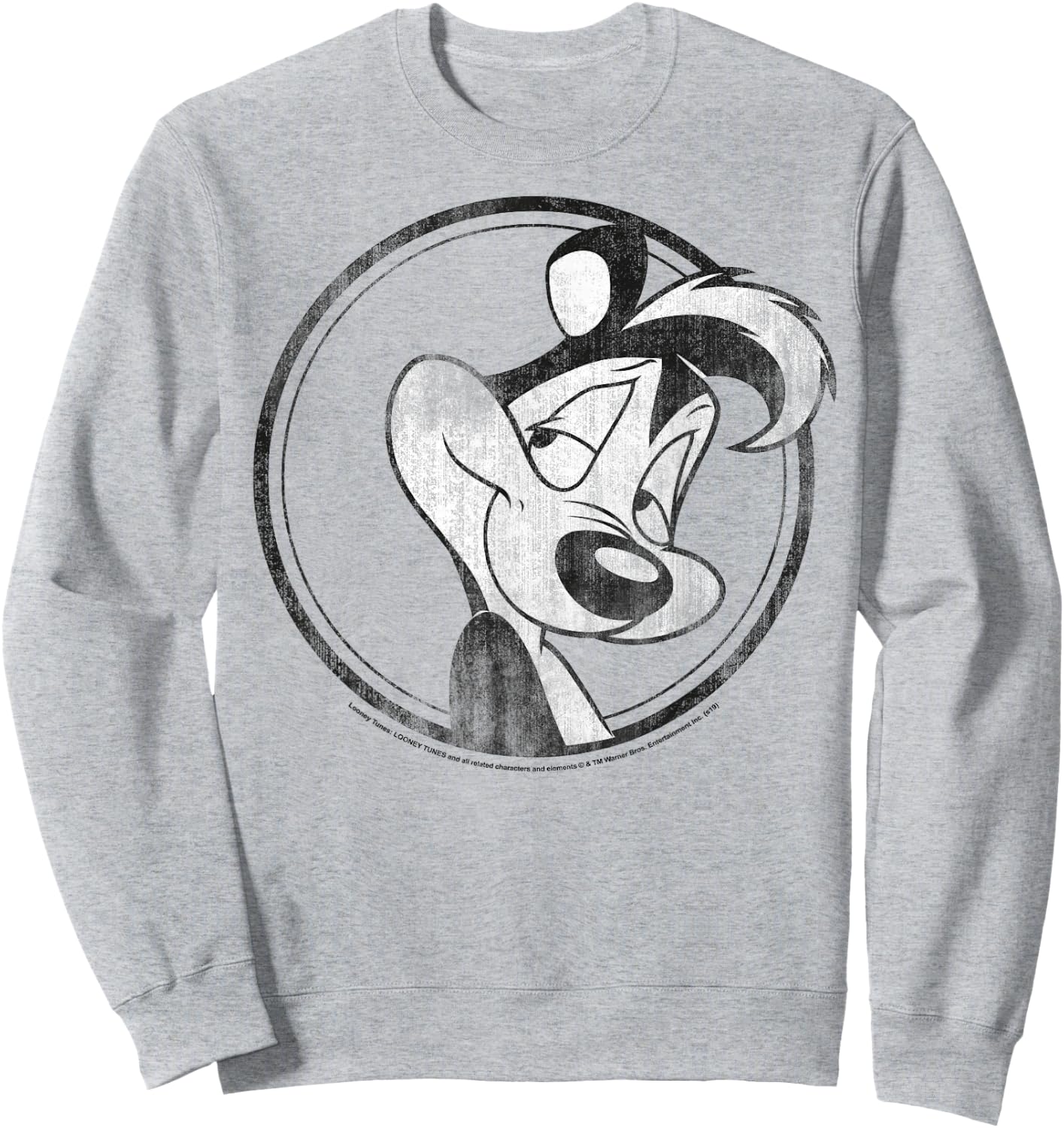 Looney Tunes Pepe Le Pew Simple Portrait Sweatshirt - Sweatshirt | Ash