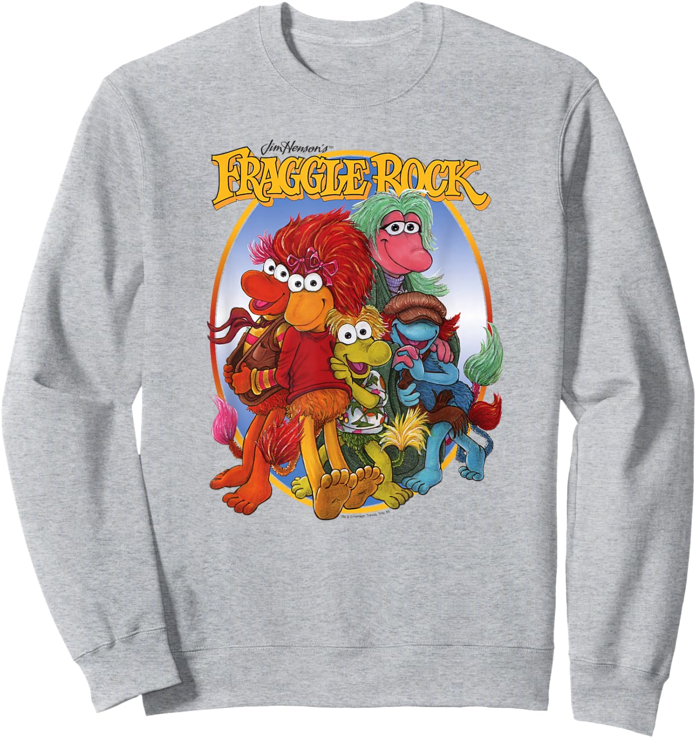 Fraggle Rock Group Hug Sweatshirt - Sweatshirt | Ash