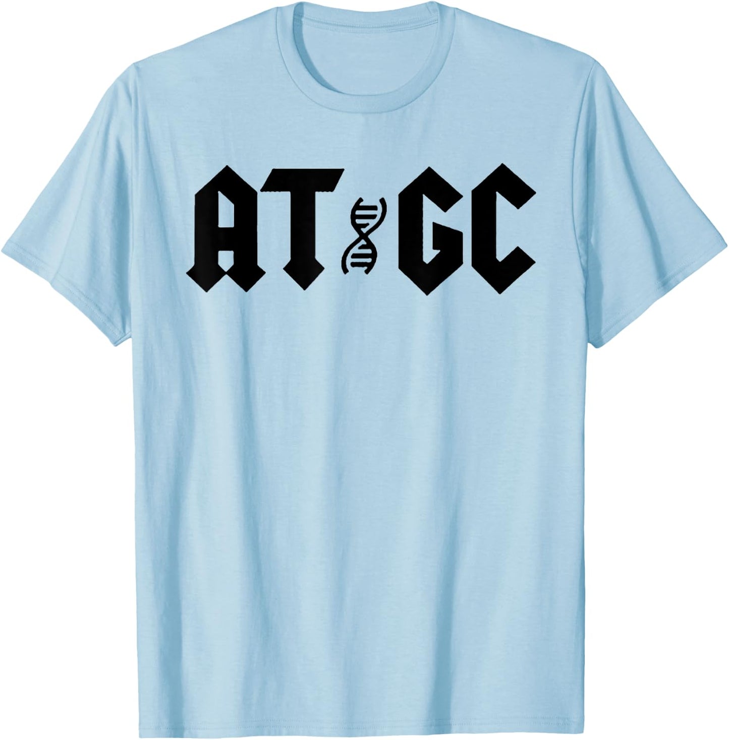 AT GC DNA Science T-Shirt - T-Shirt | Light Blue