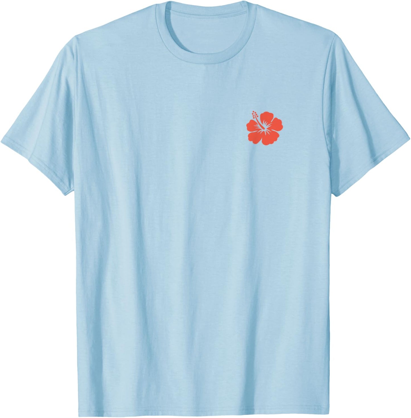 Hibiscus T-Shirt - T-Shirt | Light Blue