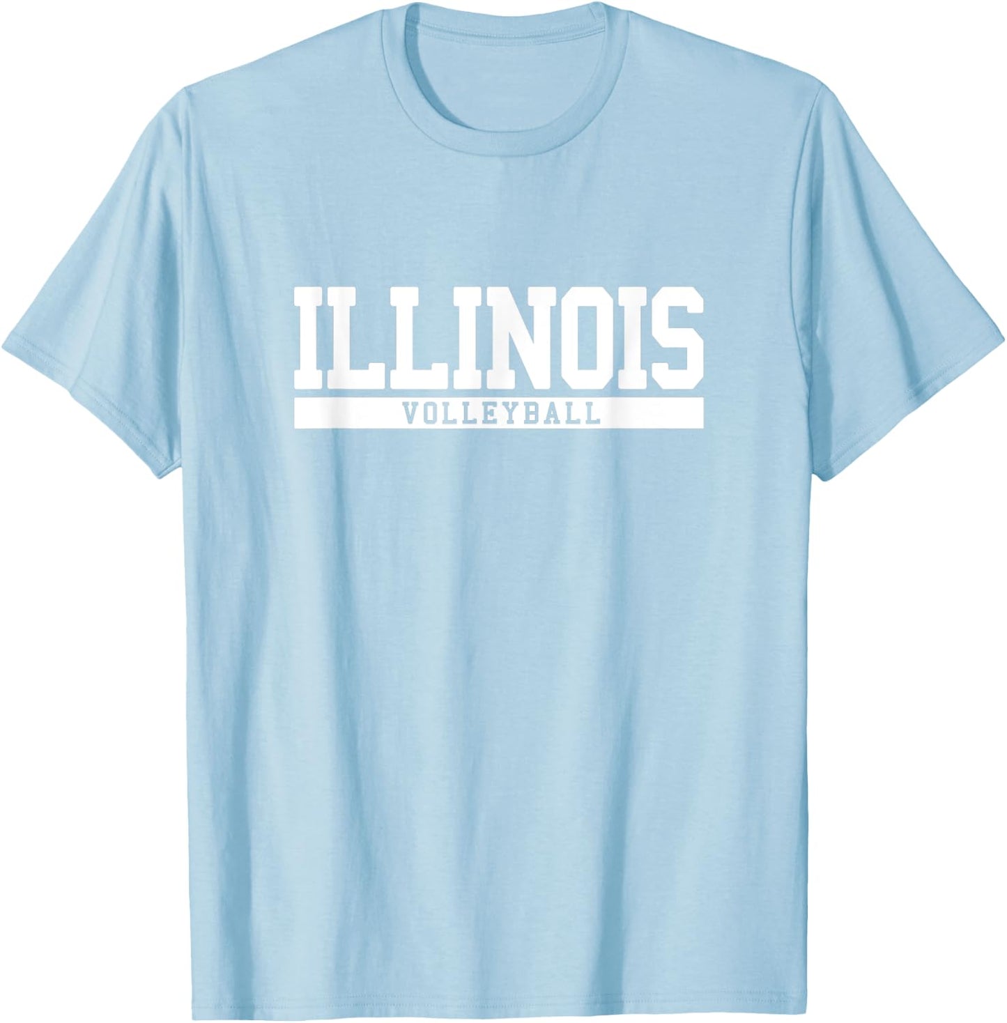 Illinois Volleyball T-Shirt - T-Shirt | Light Blue