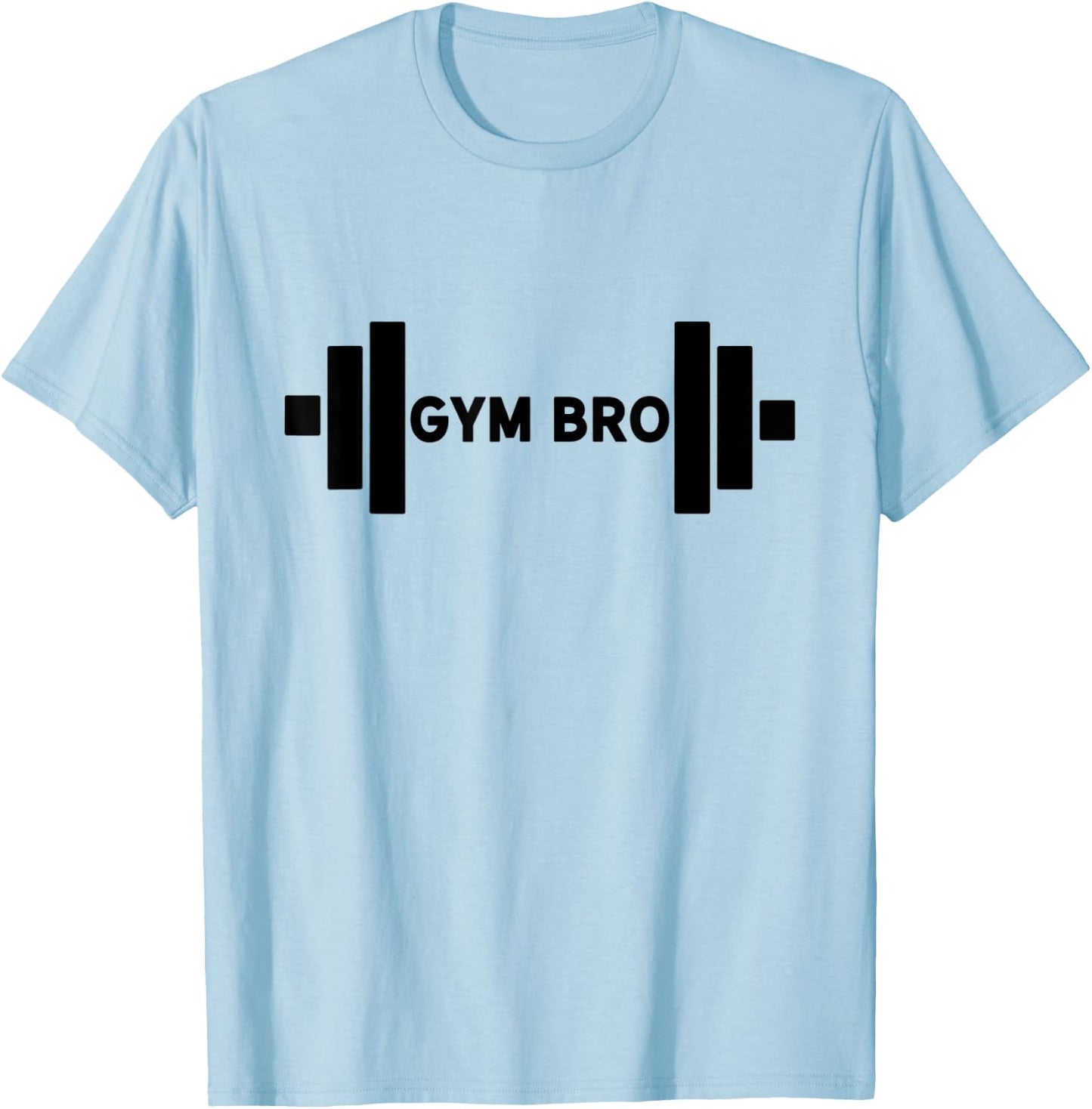 Awesome Weight Lifting Work Out Athletic Gym Bro T-Shirt - T-Shirt | Light Blue