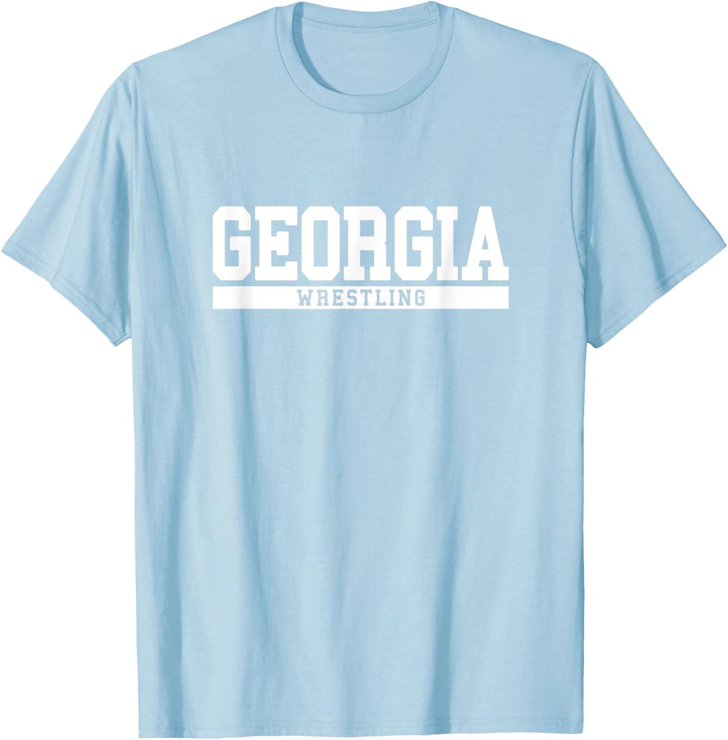 Georgia Wrestling T-Shirt - T-Shirt | Light Blue