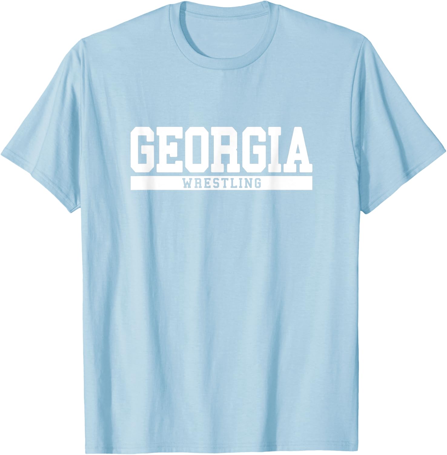 Georgia Wrestling T-Shirt - T-Shirt | Light Blue