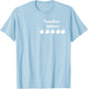VIPKID | Teacher James| 5 Apple Review T-Shirt - T-Shirt | Light Blue