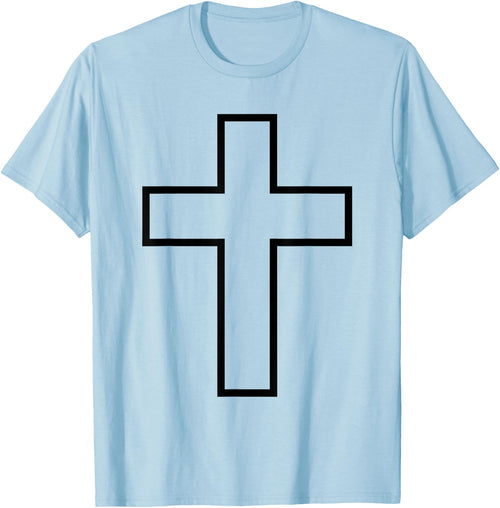 Black Cross Symbol Silhouette Outfit Sacred God Design Cross