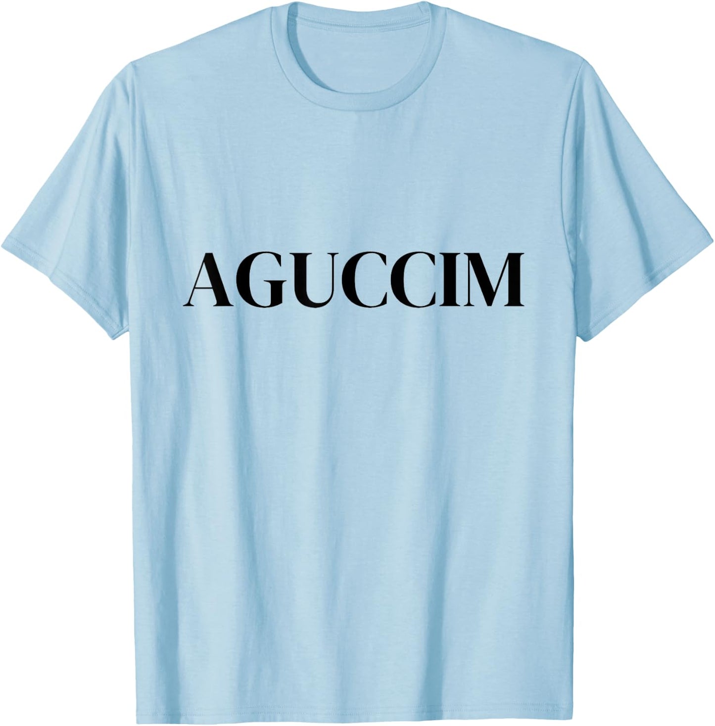 Korean meme funny Aguccim T-Shirt - T-Shirt | Light Blue
