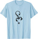 Cool Predatory Arachnid "Scorpion" in Japanese Kanji T-Shirt - T-Shirt | Light Blue