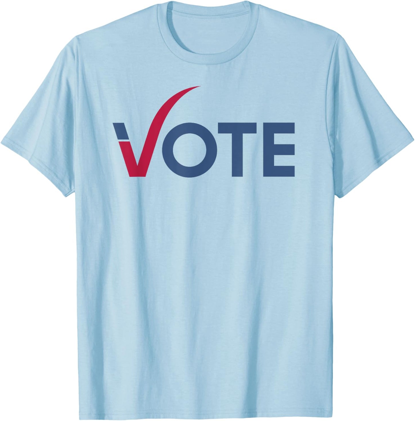 Vote Cool Red Blue 2024 Election T-Shirt - T-Shirt | Light Blue