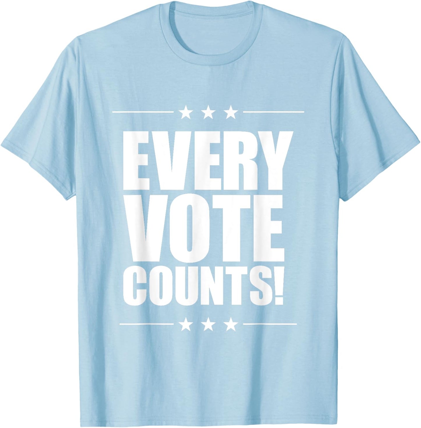 Blue Vote | Red Vote | Women Men 2024 T-Shirt - T-Shirt | Light Blue