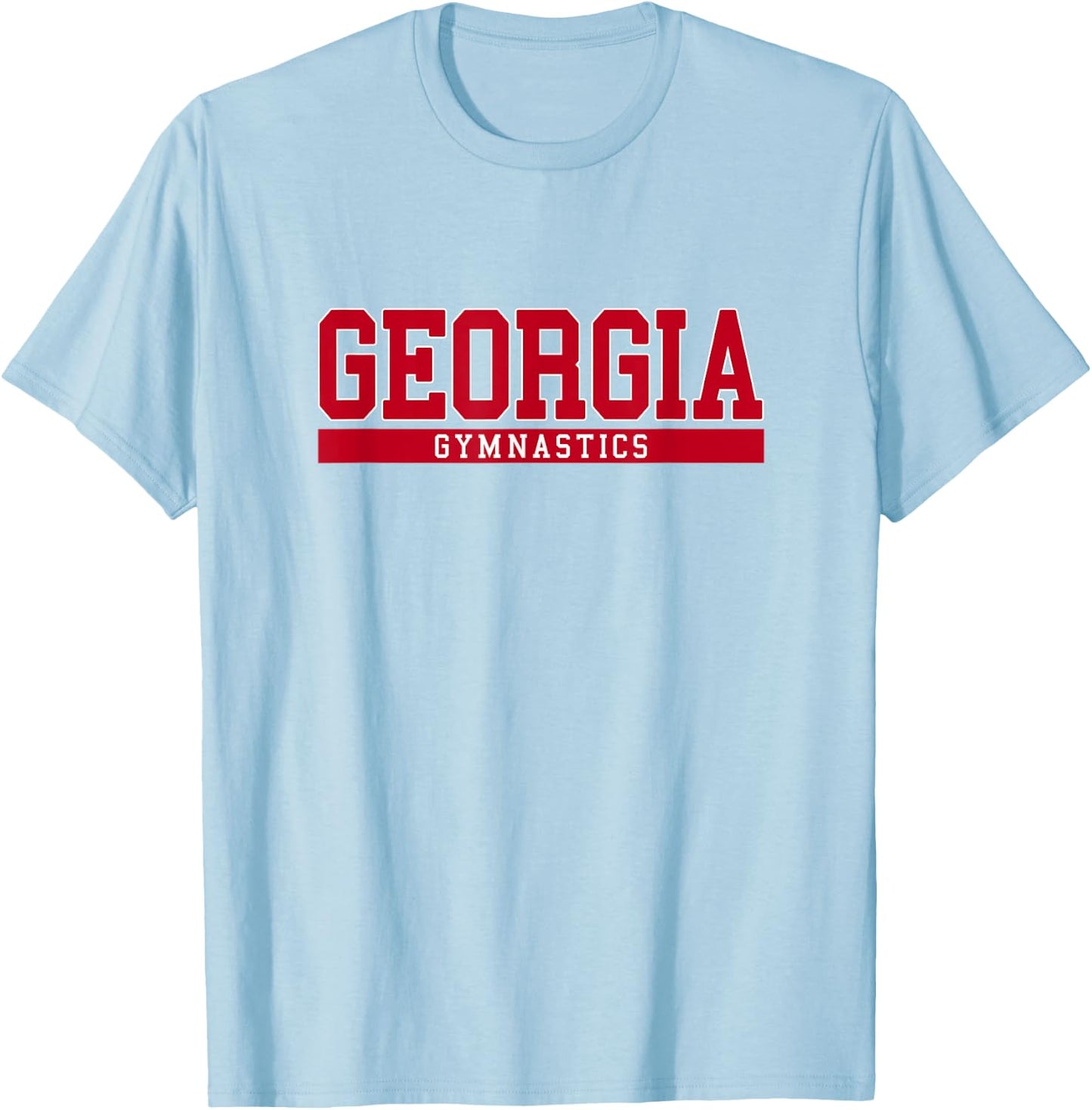 Georgia Gymnastics T-Shirt - T-Shirt | Light Blue