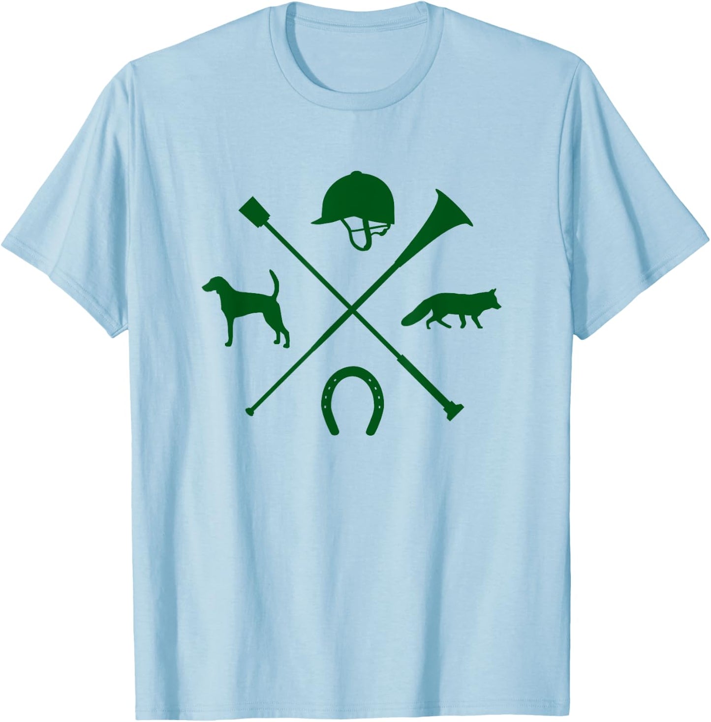 Fox Hunting Gift Huntsman Master Of Hound Fox Hunter T-Shirt - T-Shirt | Light Blue