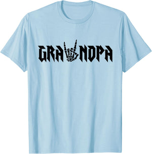Grandpa Of The Bad Two the Bone Birthday 2 Years Old T-Shirt - T-Shirt | Light Blue