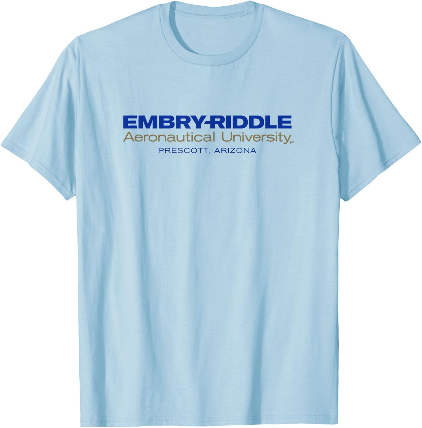 Embry Riddle Eagles | Official NCAA Merch | PPERAUP02 T-Shirt - T-Shirt | Light Blue