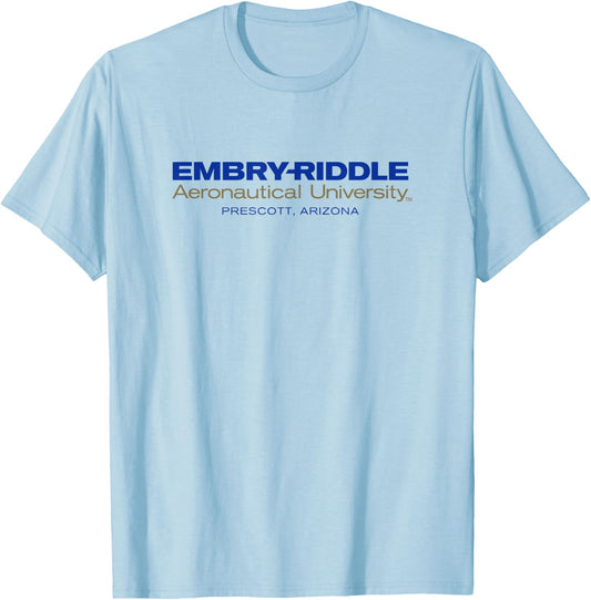 Embry Riddle Eagles | Official NCAA Merch | PPERAUP02 T-Shirt - T-Shirt | Light Blue