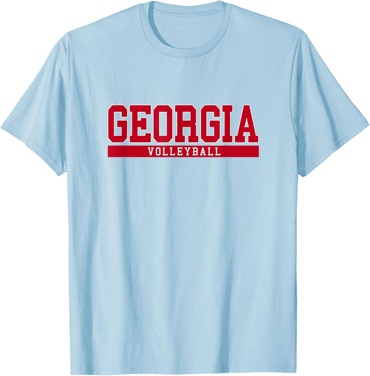 Georgia Volleyball T-Shirt - T-Shirt | Light Blue