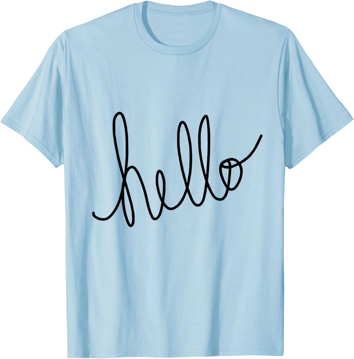 Hello T-Shirt - T-Shirt | Light Blue